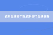 瓷片品牌哪个好,瓷片哪个品牌最好