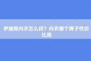 伊维斯内衣怎么样？内衣哪个牌子性价比高