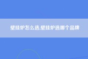 壁挂炉怎么选,壁挂炉选哪个品牌