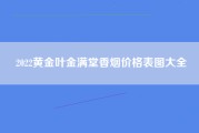 2022黄金叶金满堂香烟价格表图大全