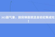 2023新气象，厨房焕新就选金铂尼集成灶！