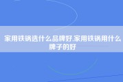 家用铁锅选什么品牌好,家用铁锅用什么牌子的好