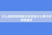 什么品牌的收纳盒比较实用,什么牌子的收纳盒好