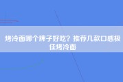 烤冷面哪个牌子好吃？推荐几款口感极佳烤冷面
