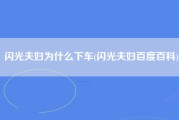 闪光夫妇为什么下车(闪光夫妇百度百科)