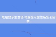 电脑显示器变色(电脑显示器变色怎么回事)