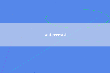 waterresist