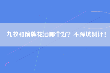 九牧和箭牌花洒哪个好？不踩坑测评！